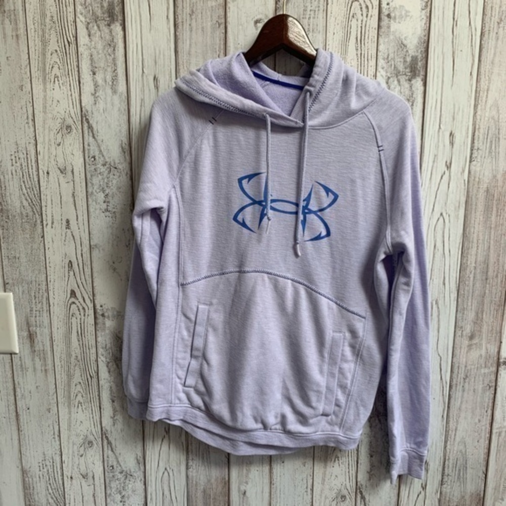 Under Armour purple hoodie size small